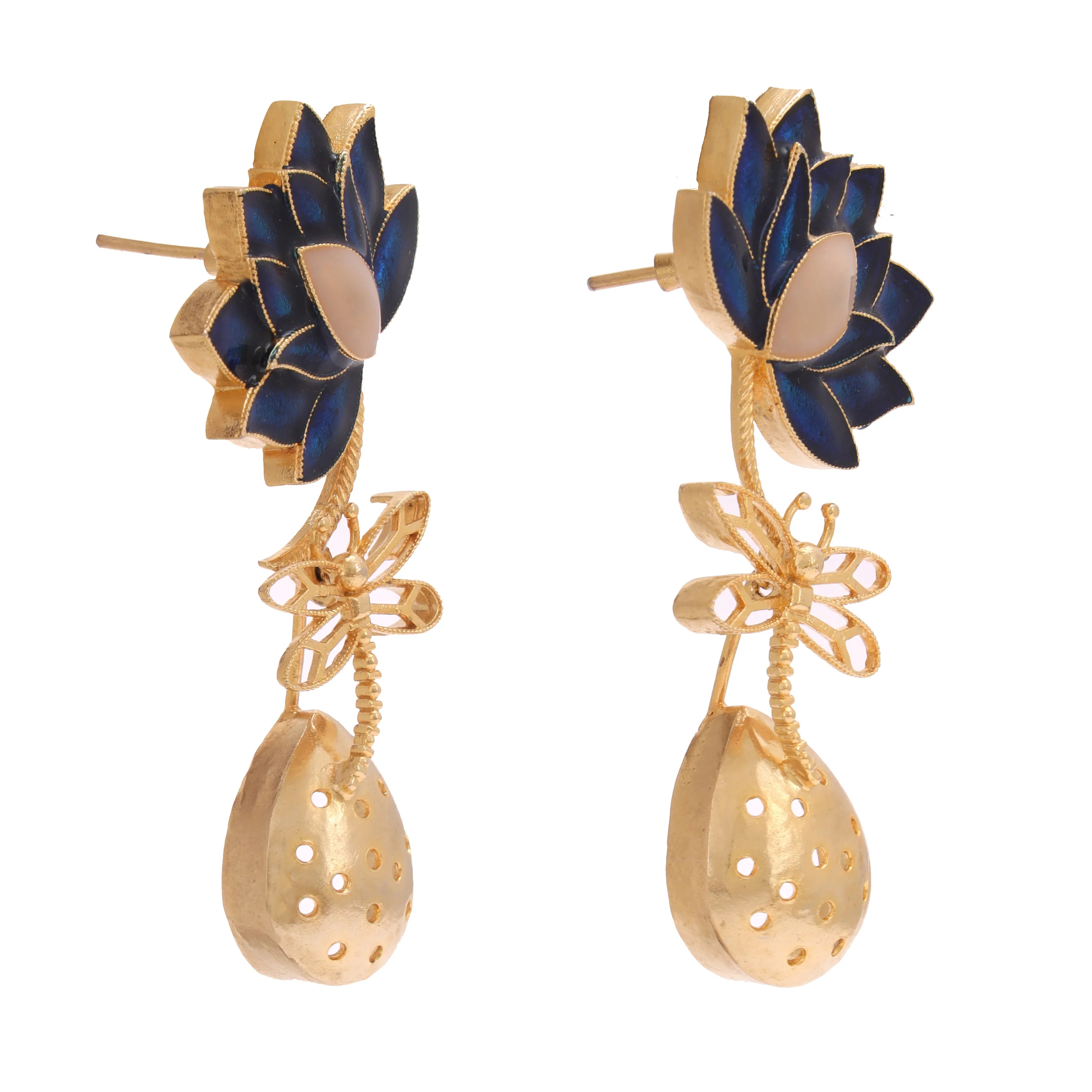 Statera Midnight Blue Earrings