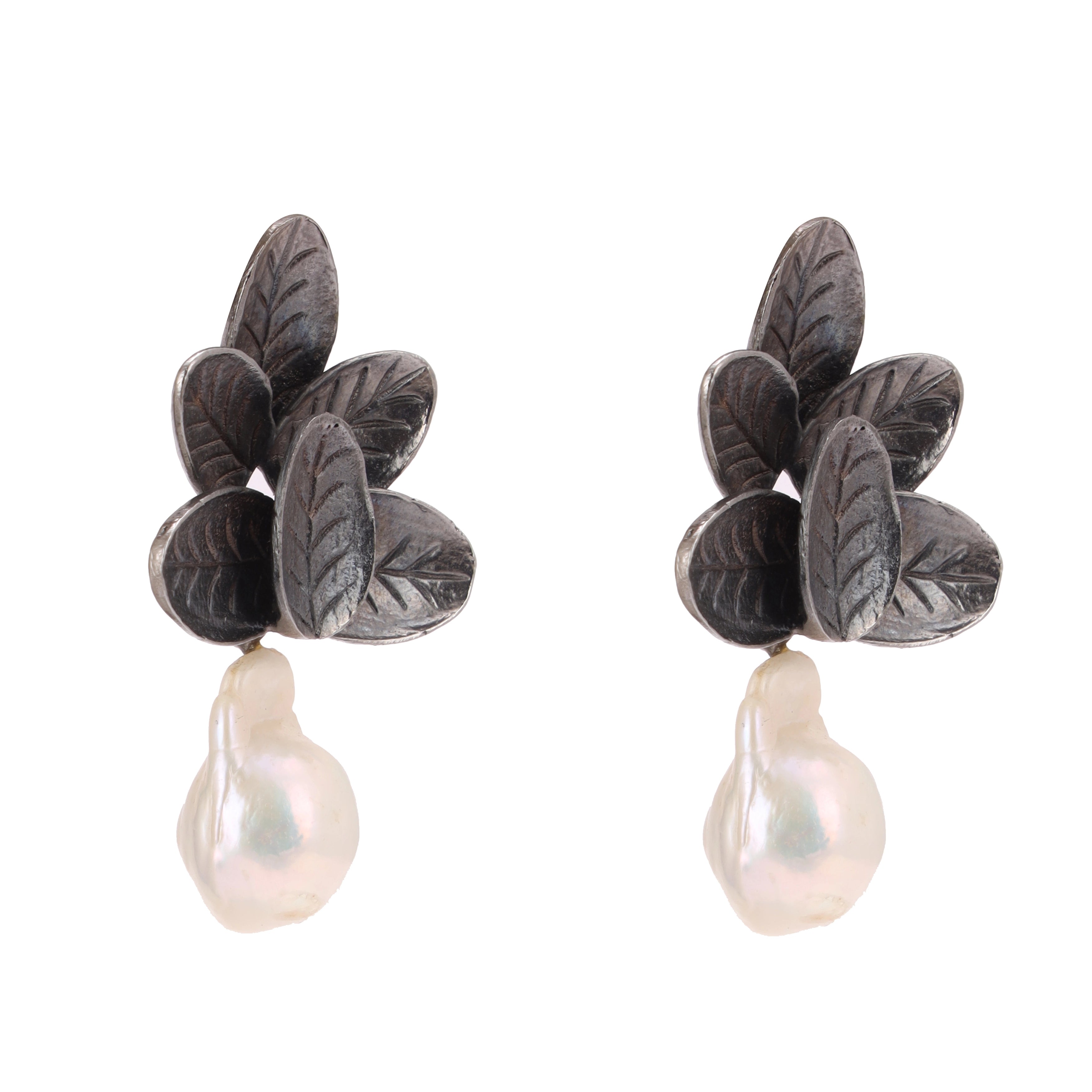 Grace Goddess Pewter Earrings
