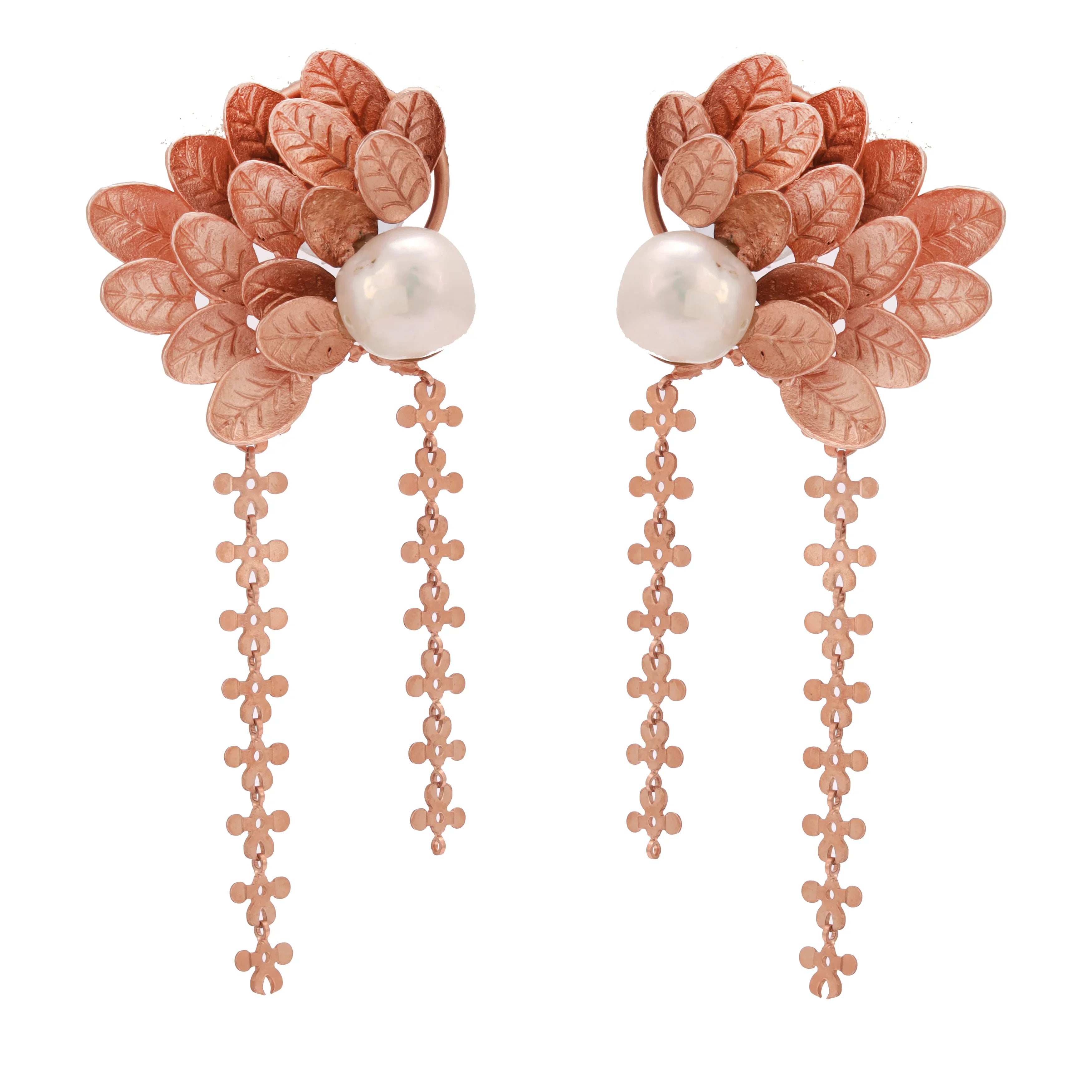 Rosegold Baroque Earrings