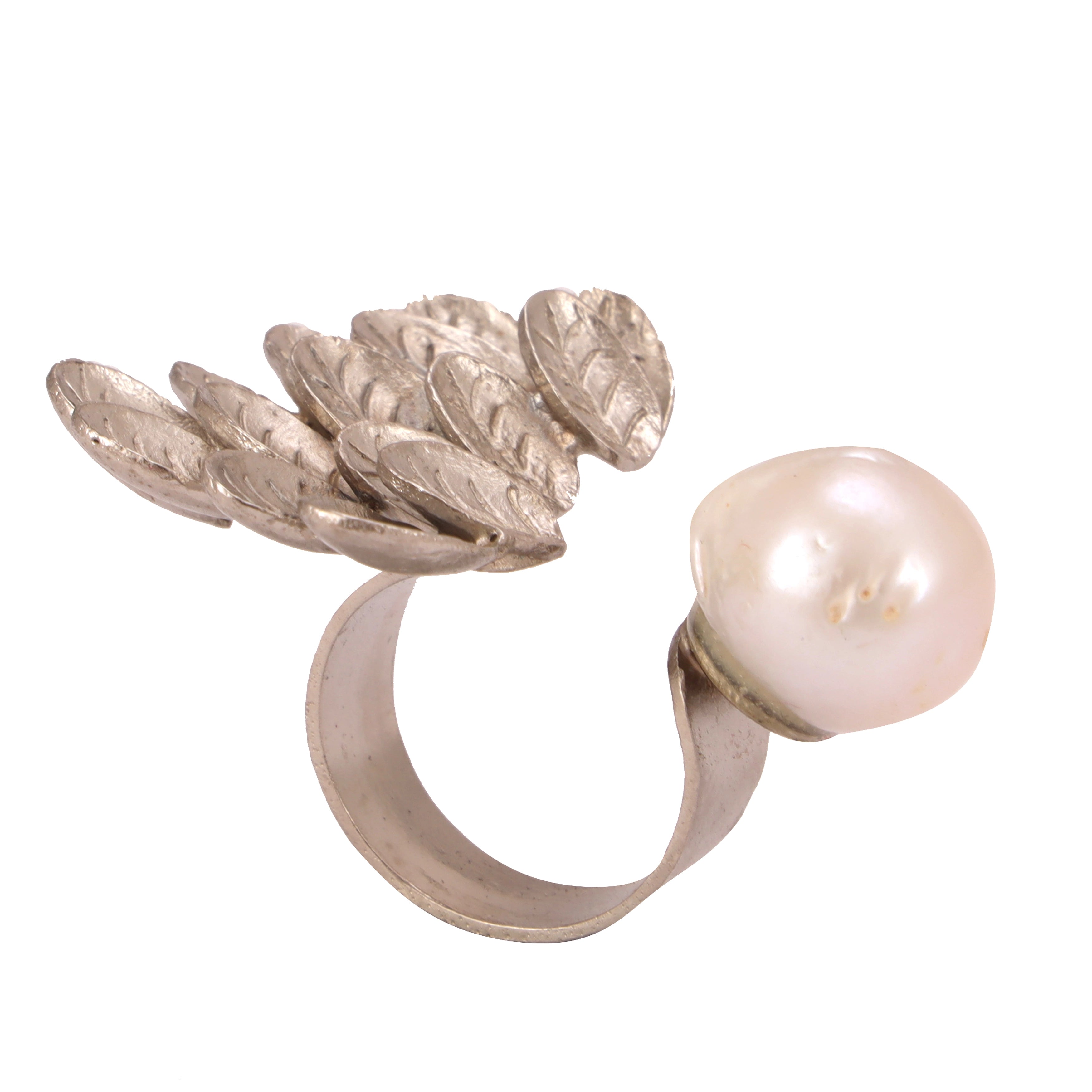 BAROQUE BEAUTY SILVER RING