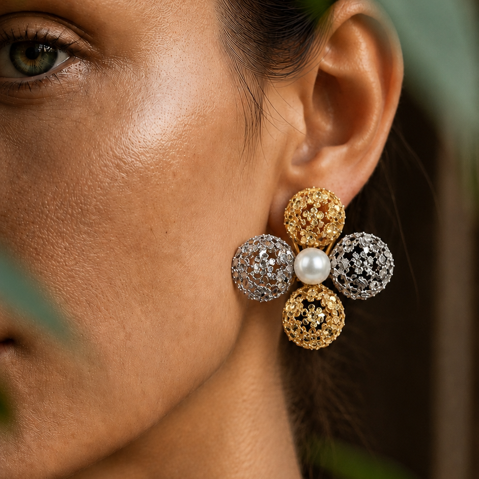 Moti Sitara Earrings