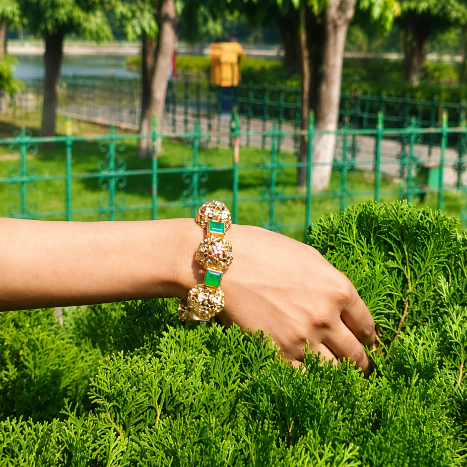 Sitara Bloom Bracelet - styled bracelet shot
