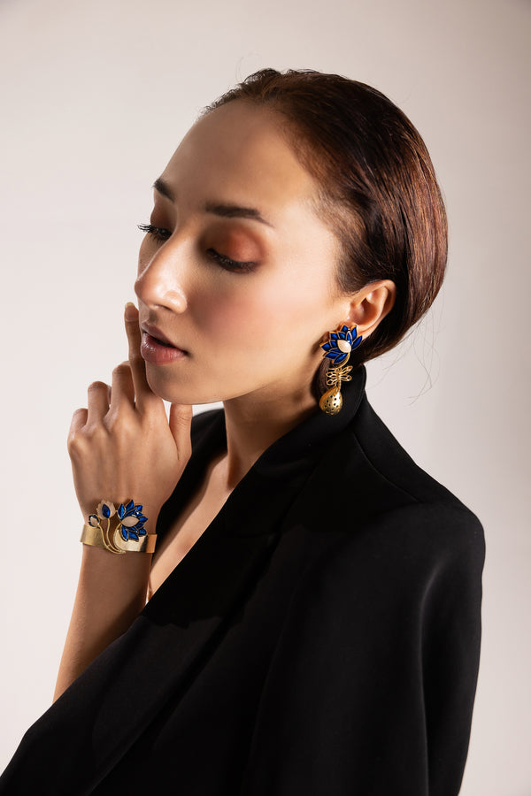 Statera Midnight Blue Earrings