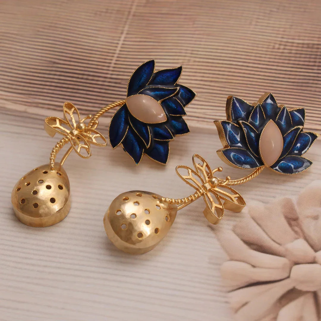 Statera Midnight Blue Earrings