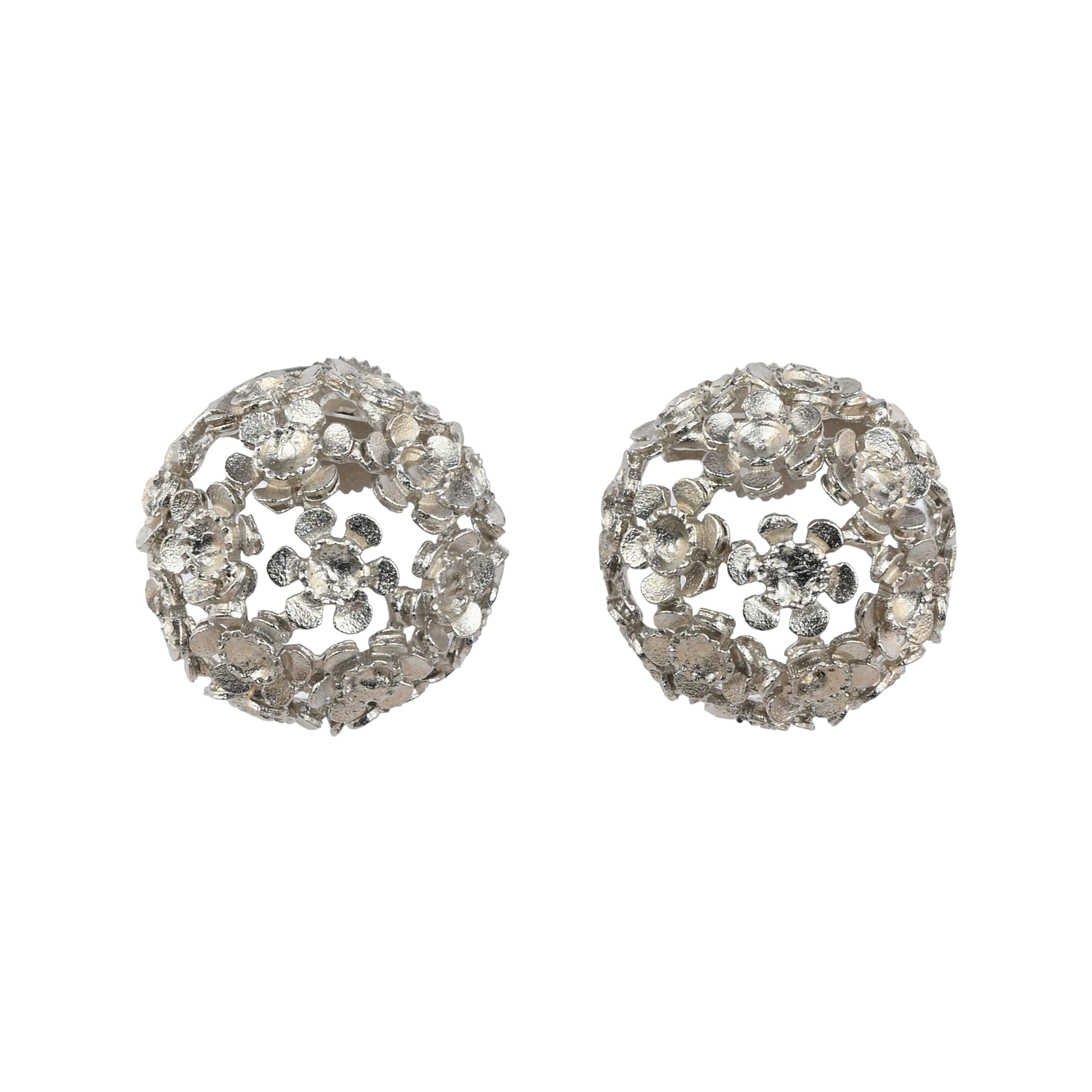 Silver Sitara Earrings