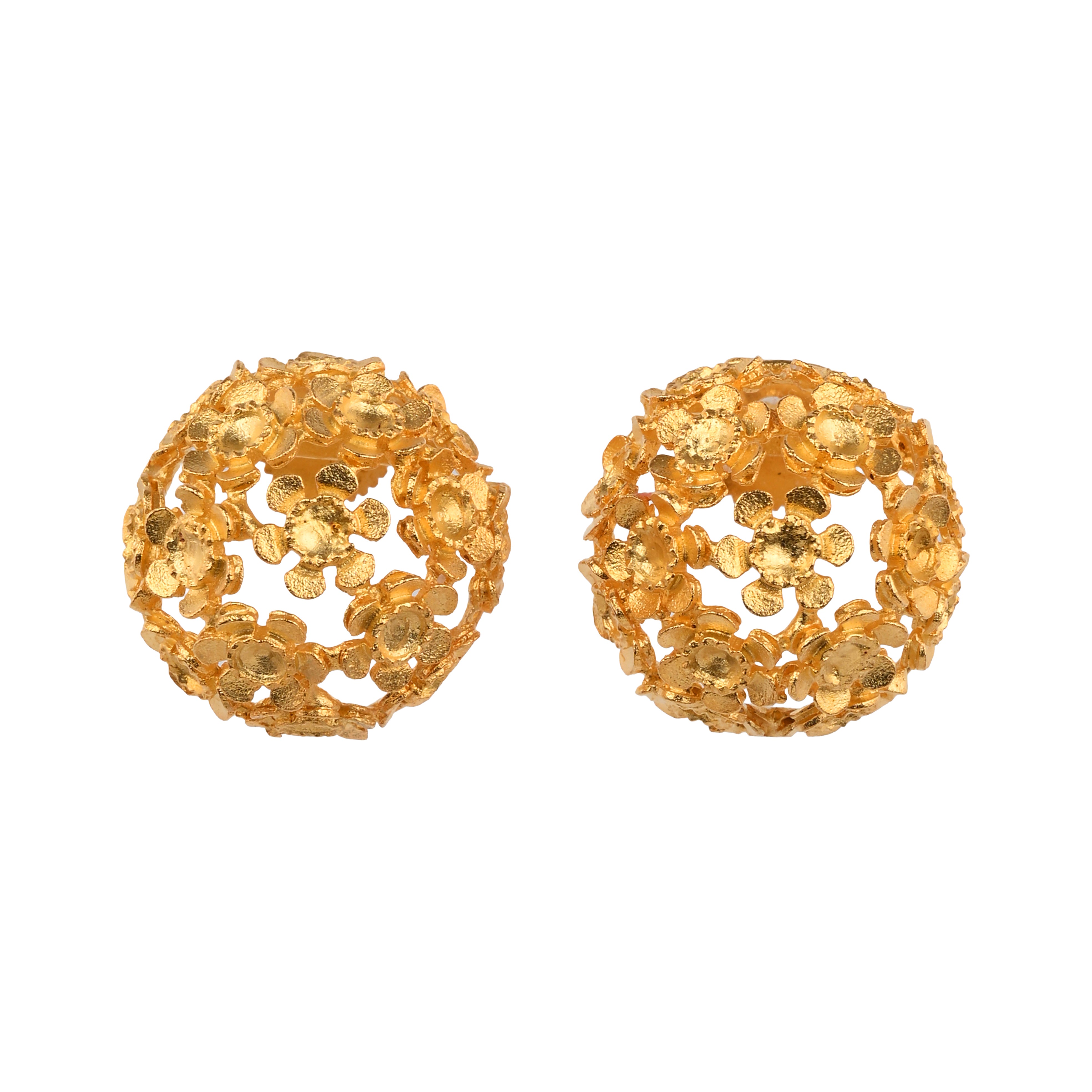 Gold Sitara Earrings