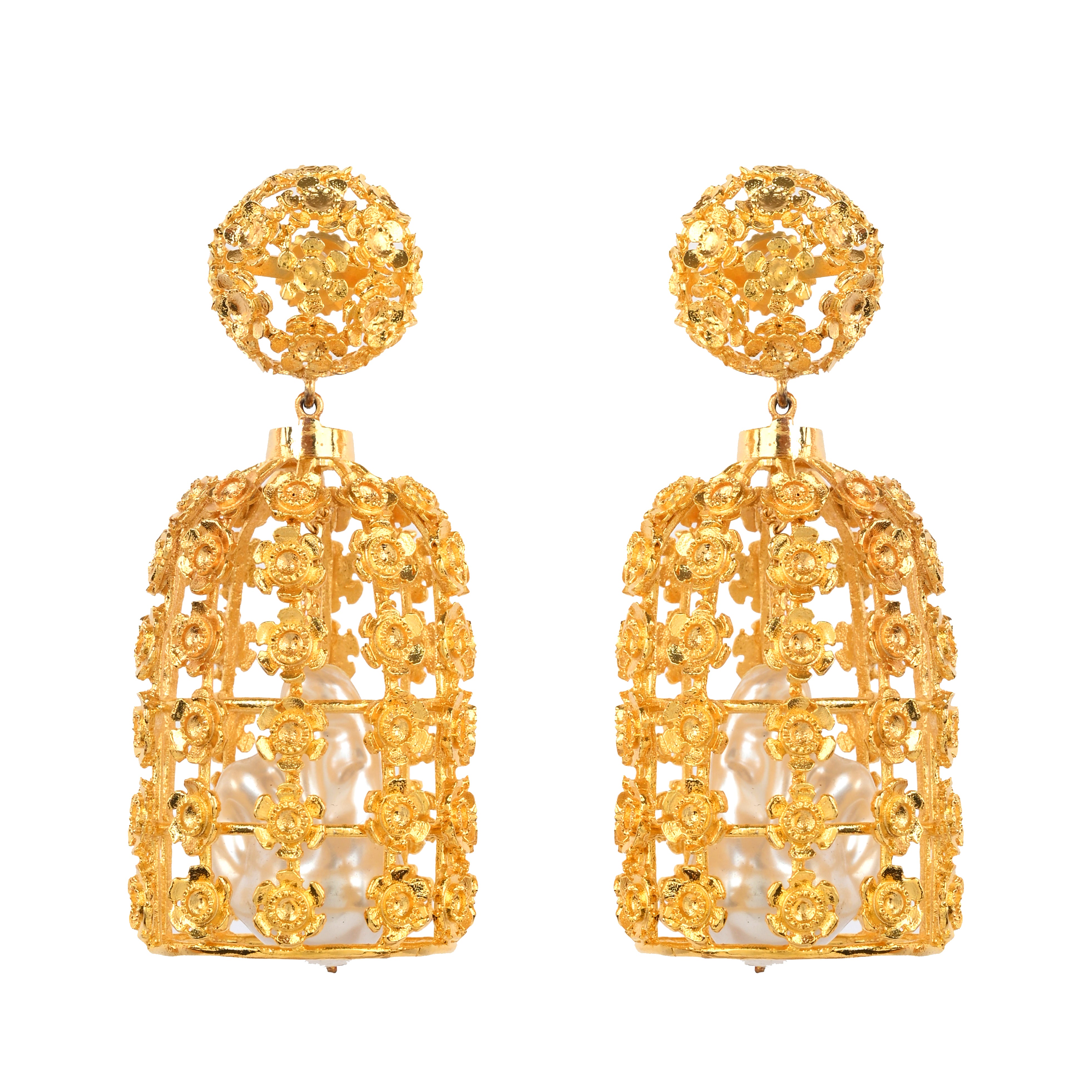 Sitara Pearl Jhumkas