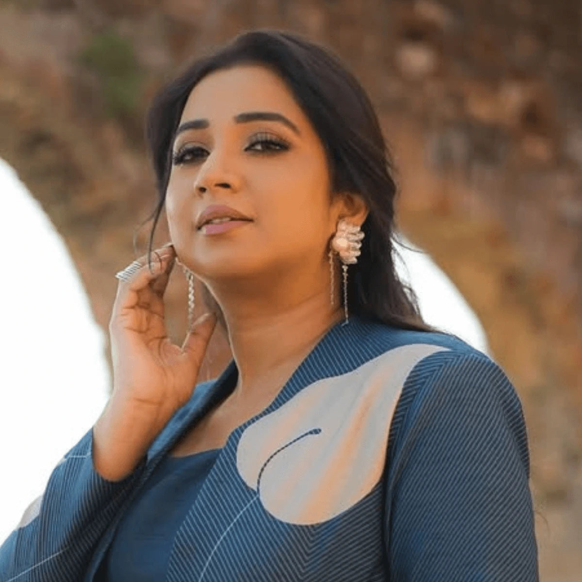 Baroque Beauty Silver Earrings