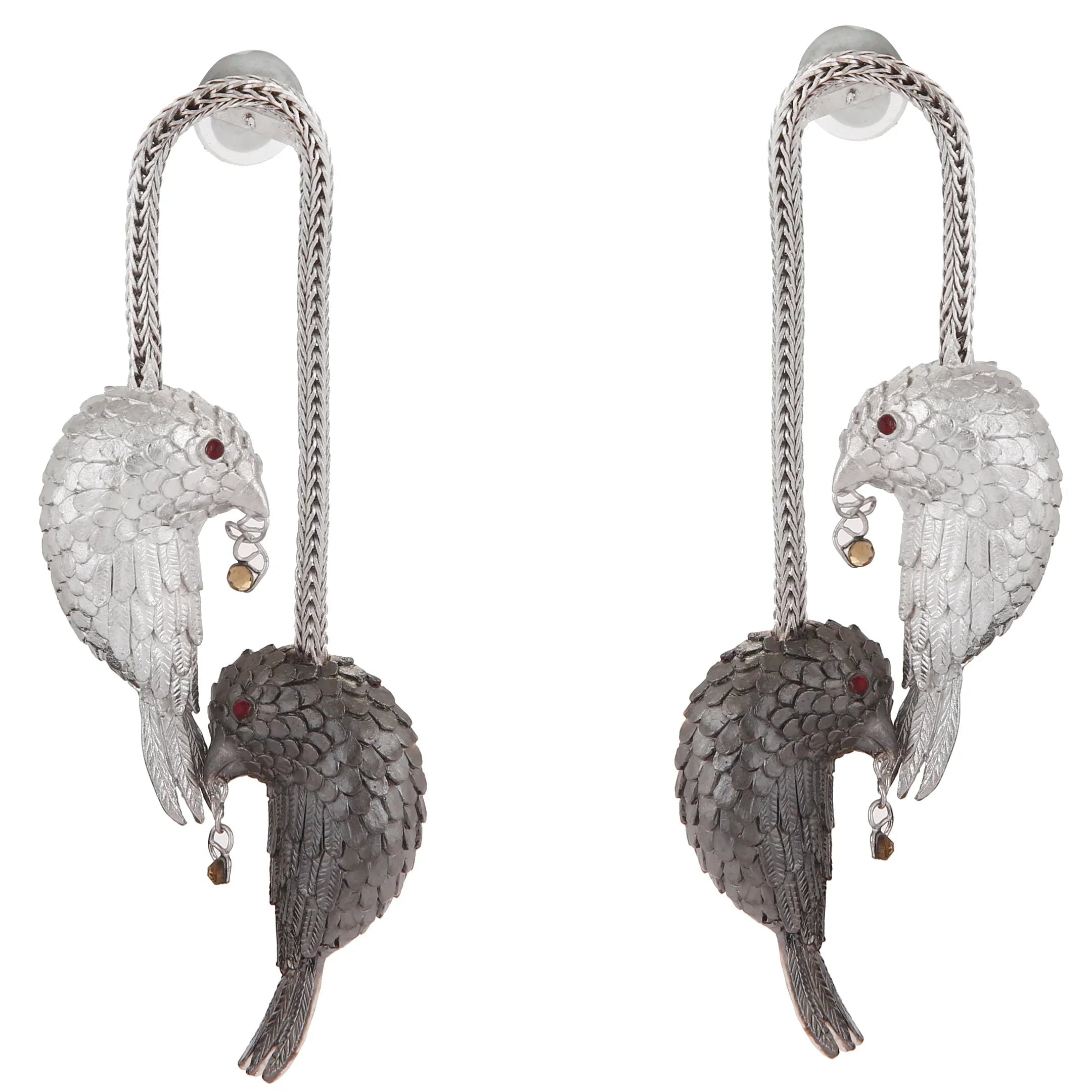 Love you, love you not Sterling earrings