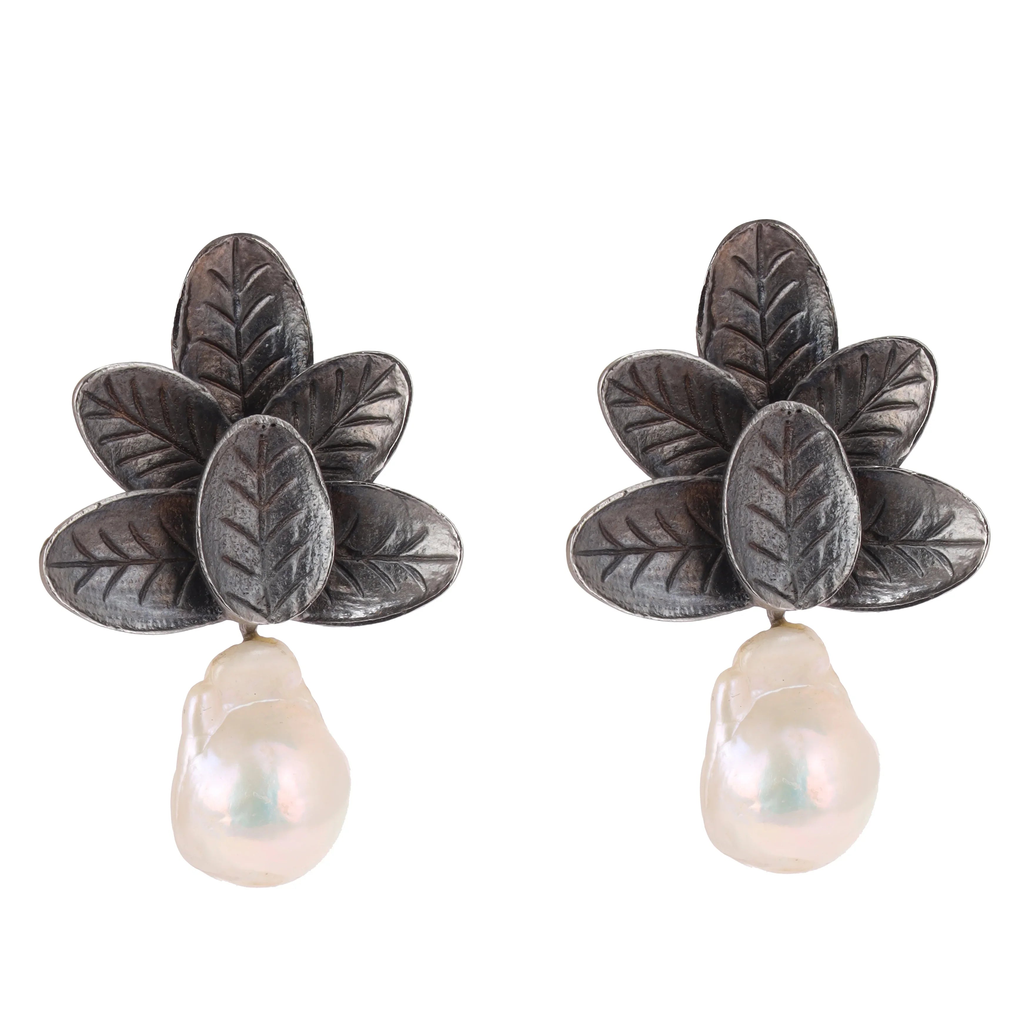 Grace Goddess Pewter Earrings