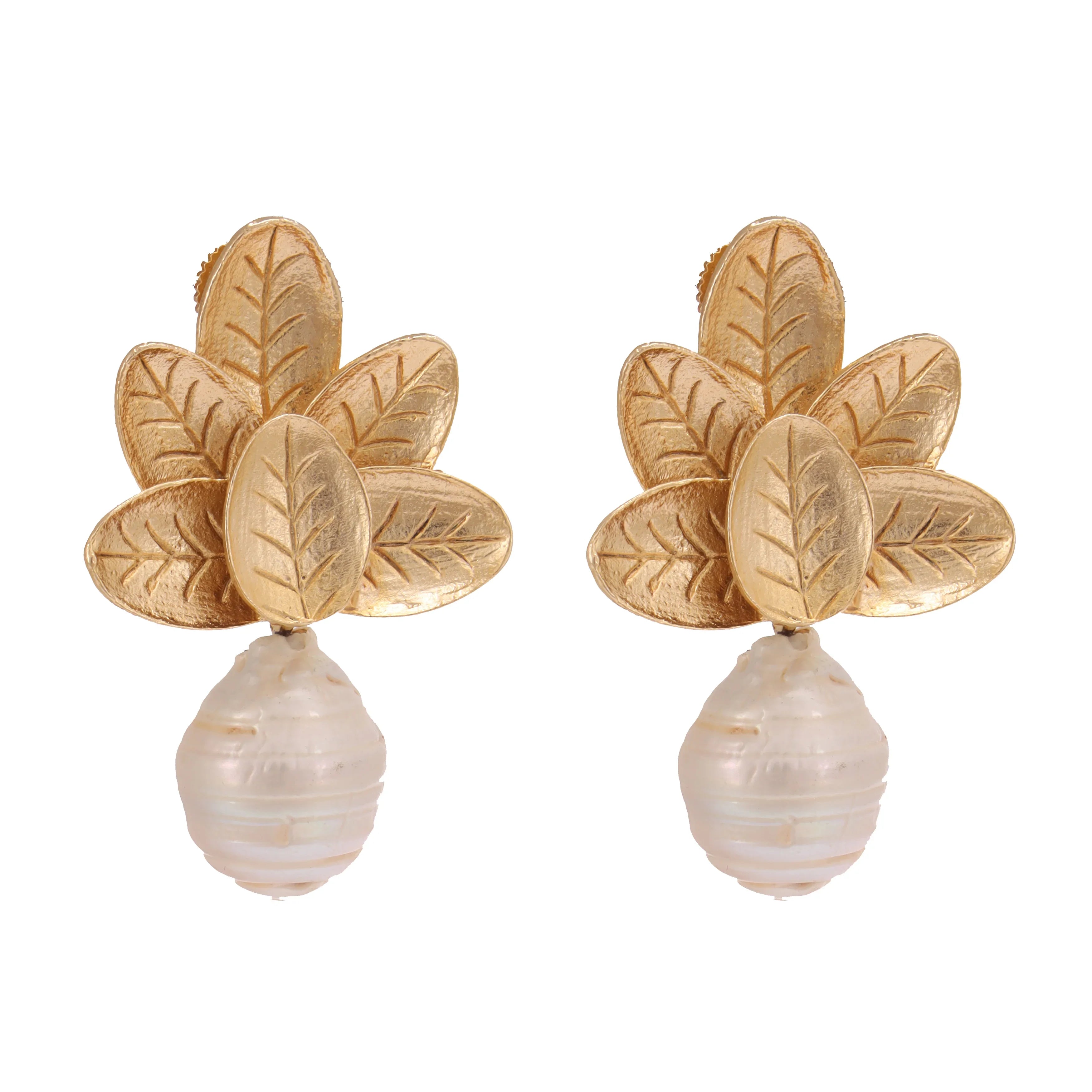 Grace Goddess Gold Earrings