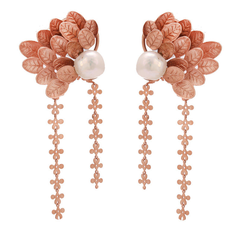 Rosegold Baroque Earrings