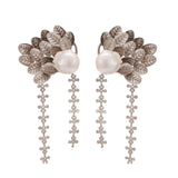 Baroque Beauty Silver Earrings