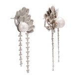 Baroque Beauty Silver Earrings