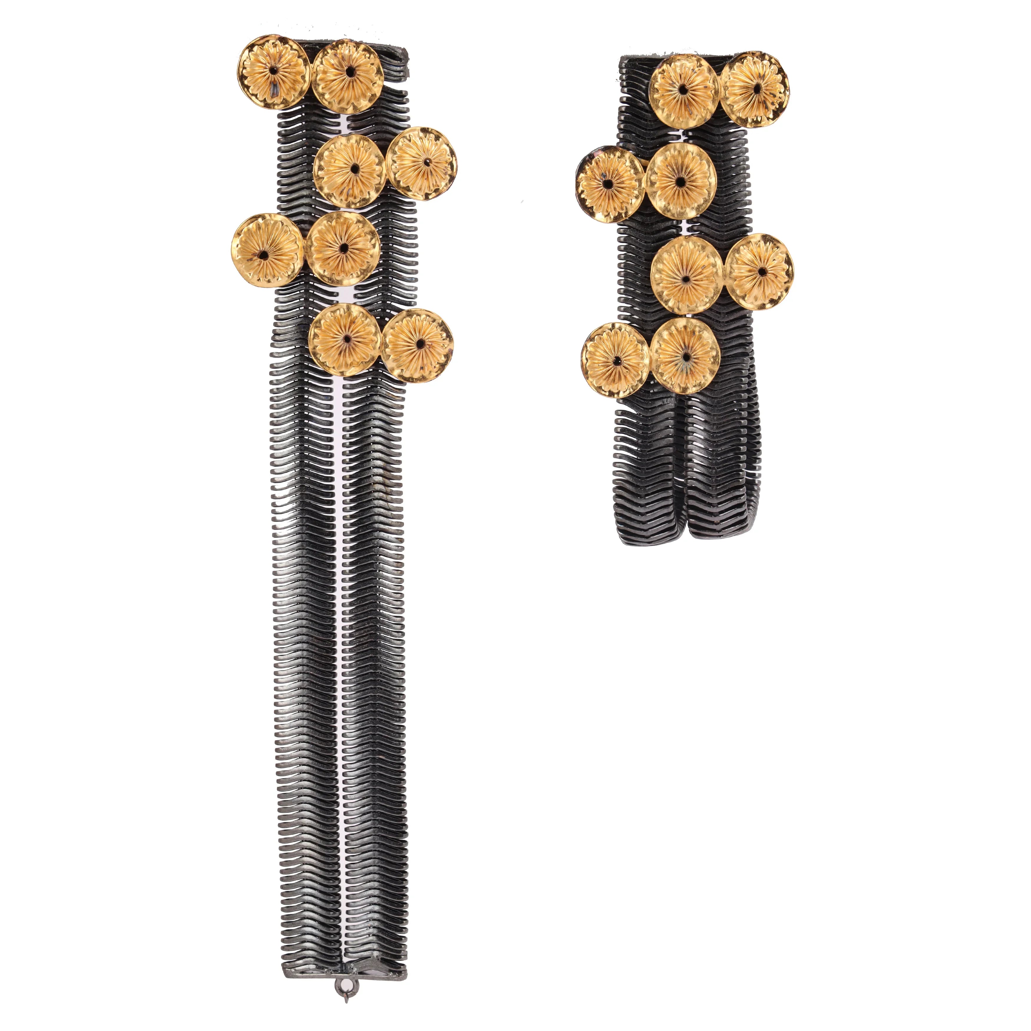 PARADISE DEW  BLACK EARRINGS