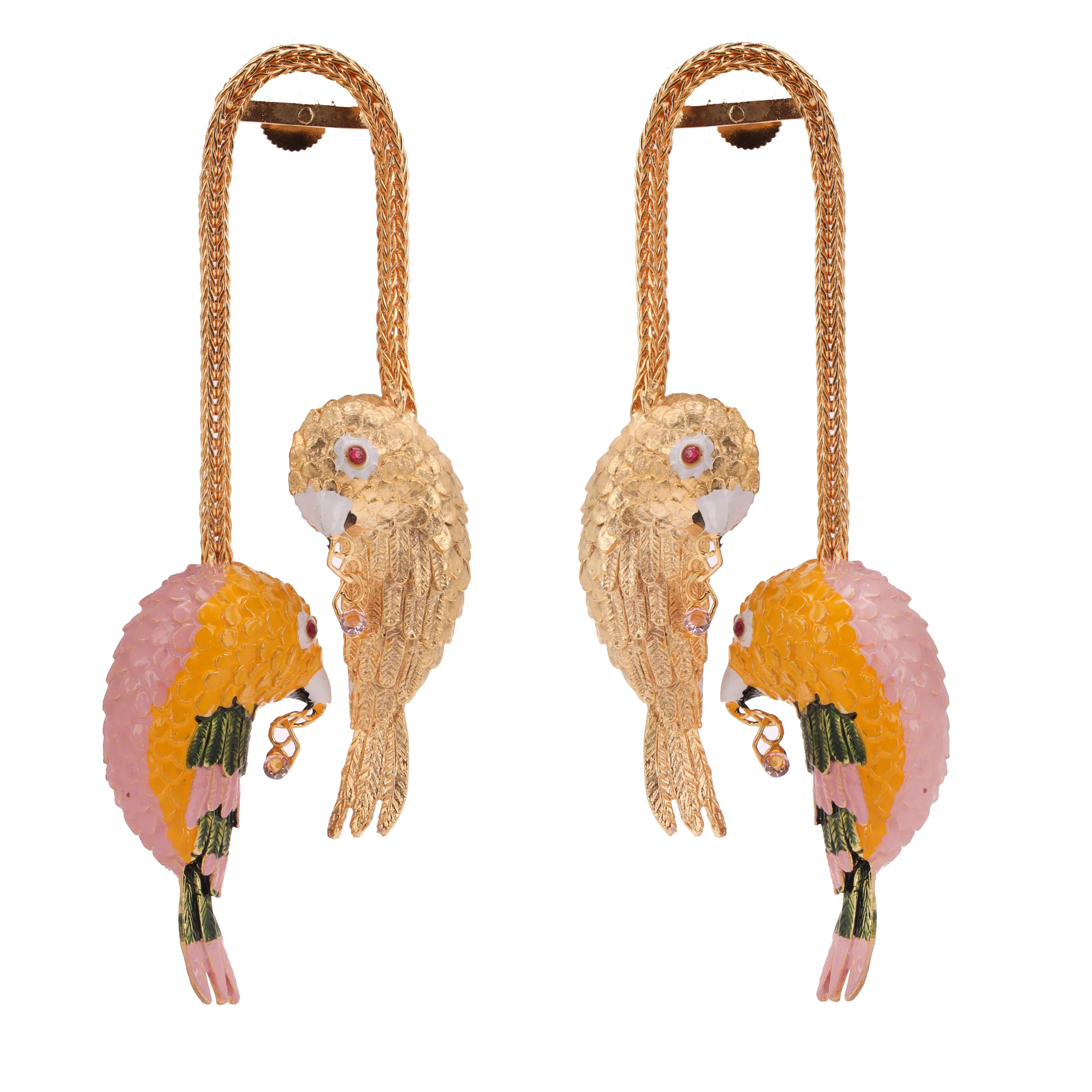 Soaring affection Handcrafted Earrings