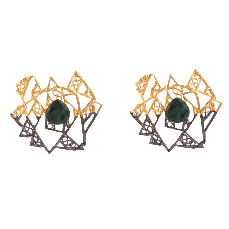 TITILATING TRIANGLE EARRINGS (SMALL)