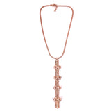 CORAL ROSE NECKPIECE