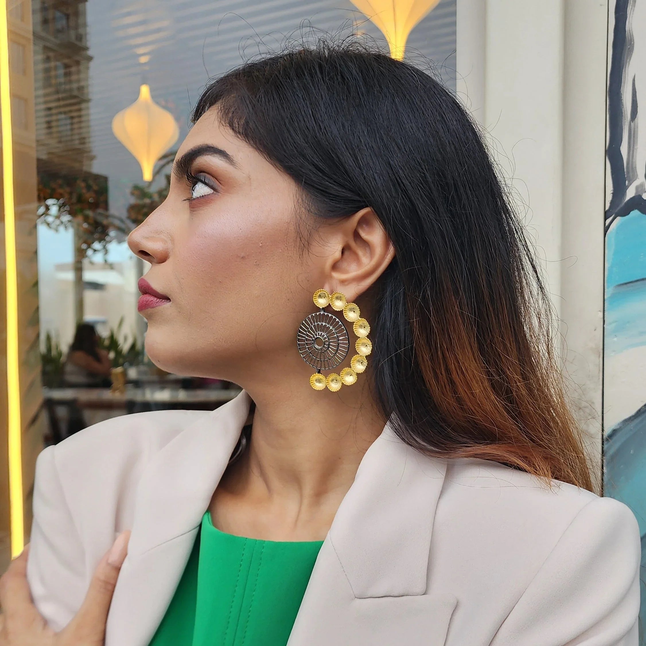 Disc Party Earrings