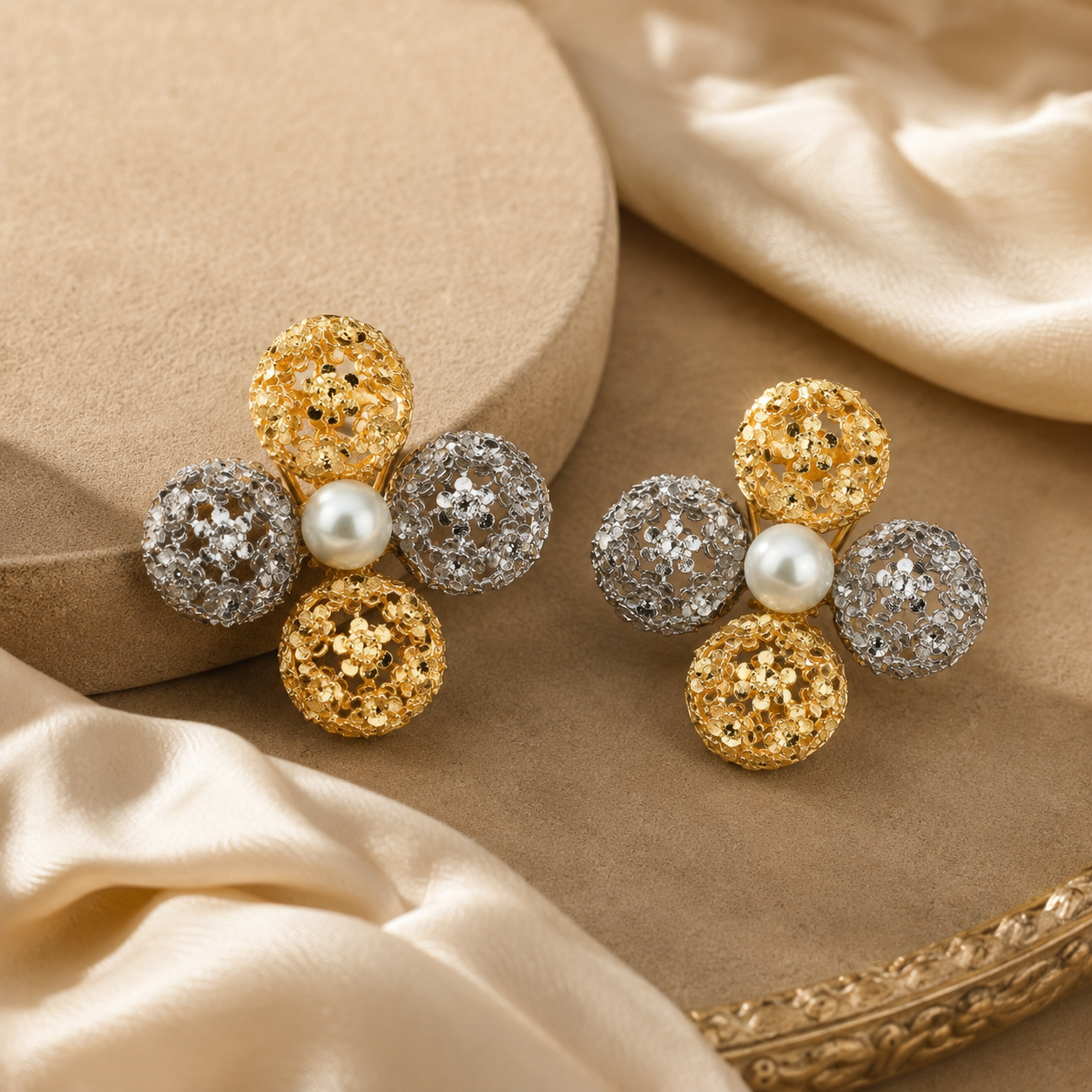 Moti Sitara Earrings