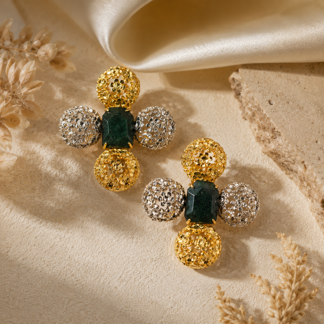 Agate Sitara Earrings