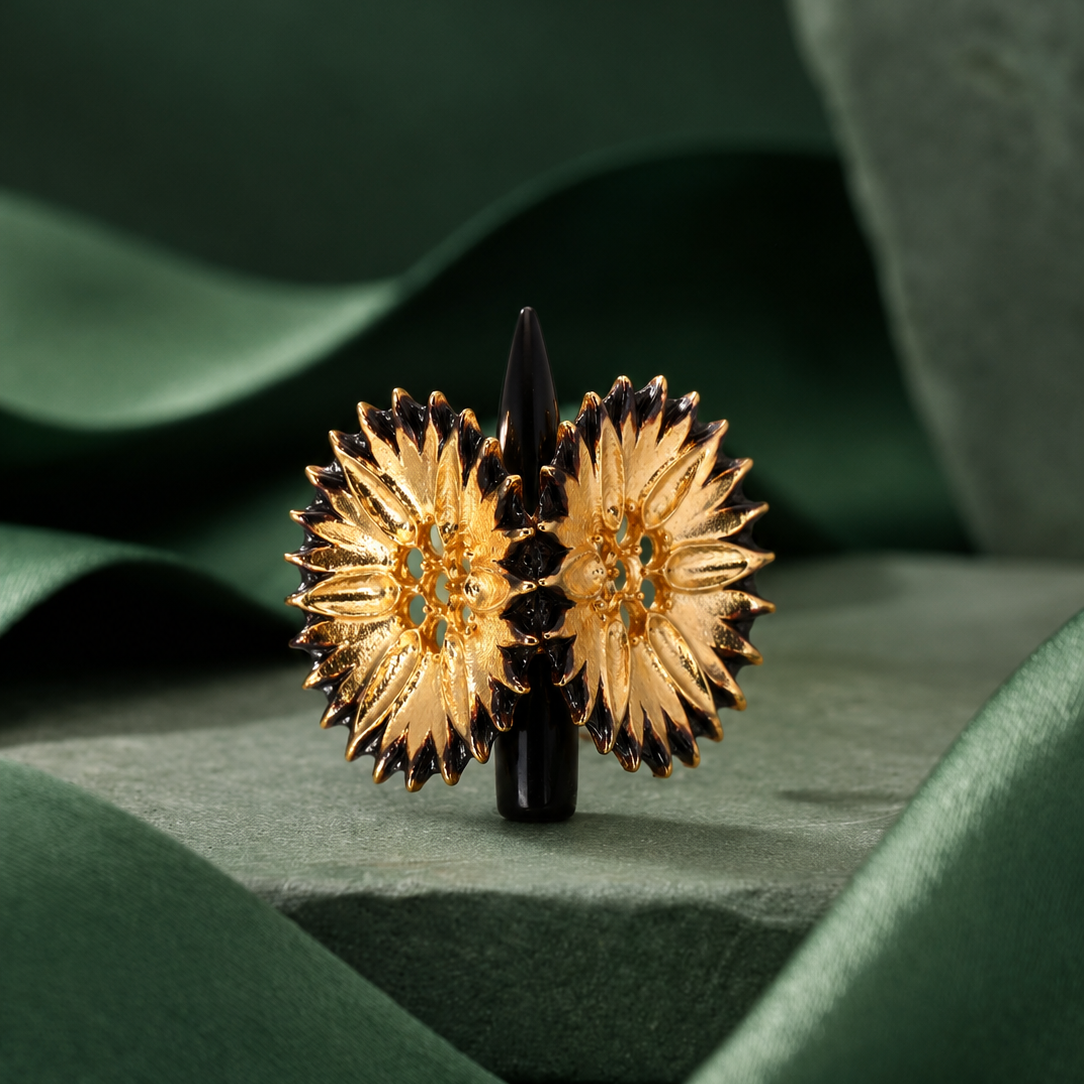 Crowning Glory Ecstasy Ring - styled ring shot