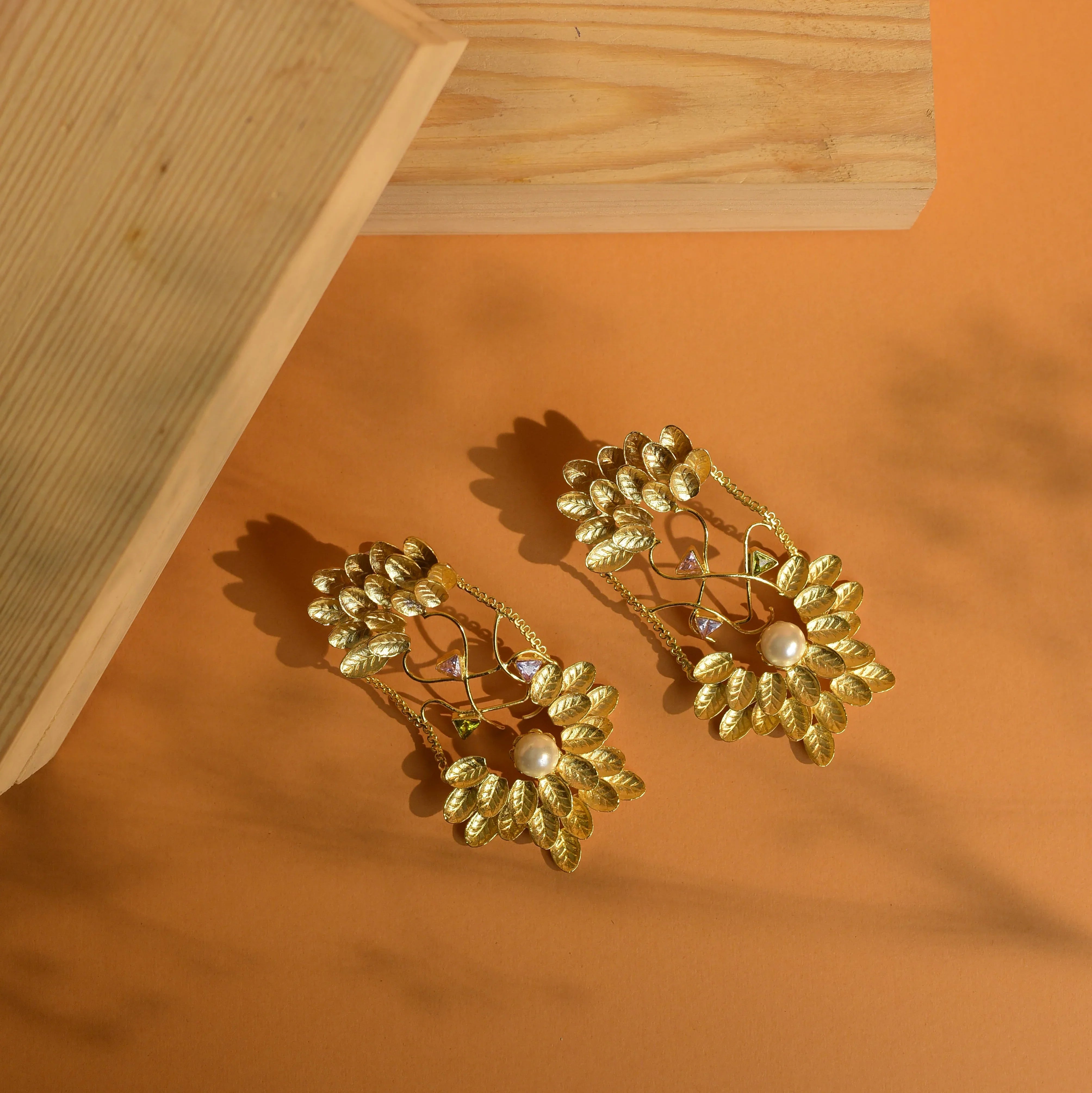 Dazzling Multicolored Chandelier Earrings