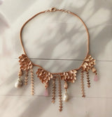 Forest Flower Rosegold Neckpiece