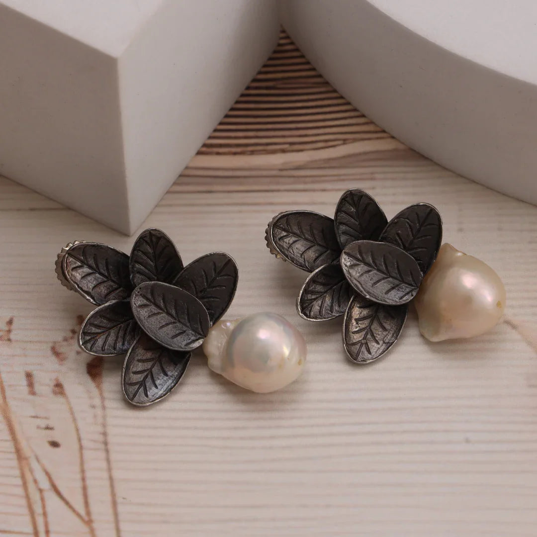 Grace Goddess Pewter Earrings
