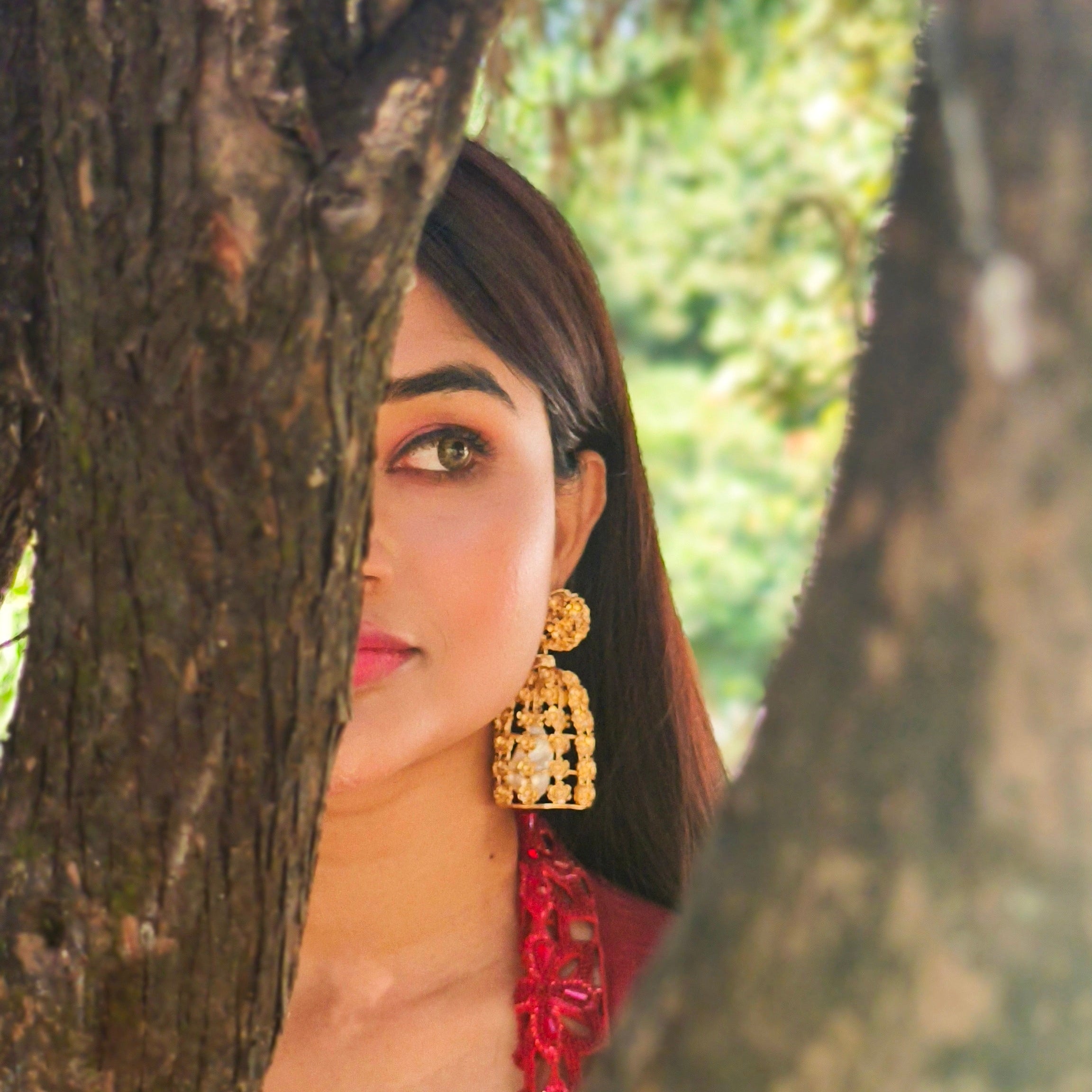 Sitara Pearl Jhumkas