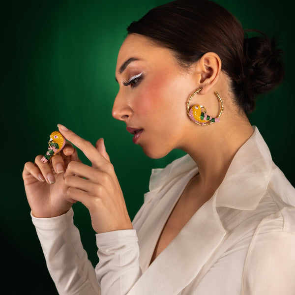 THE QUIESCENT BIRD HANDCRAFTED EARRINGS