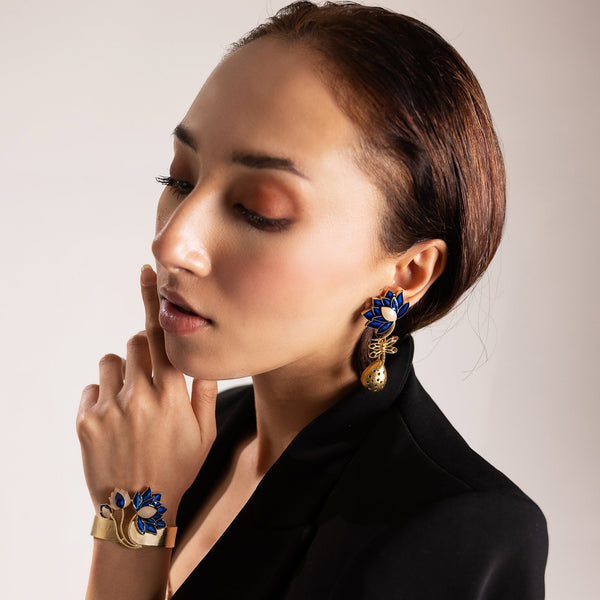 Statera Midnight Blue Earrings