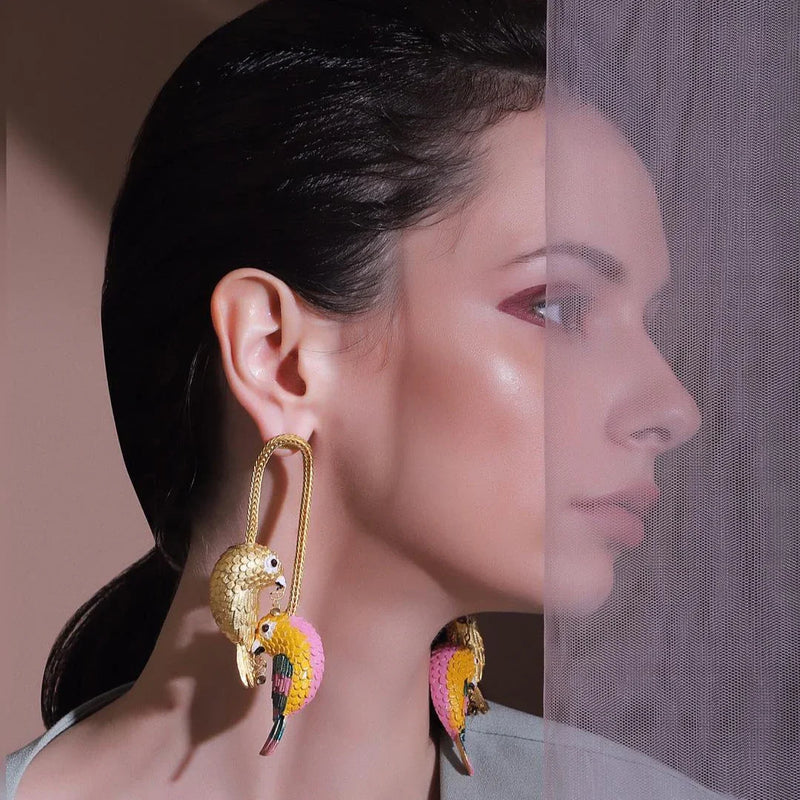 Soaring affection Handcrafted Earrings
