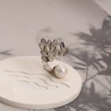 BAROQUE BEAUTY SILVER RING