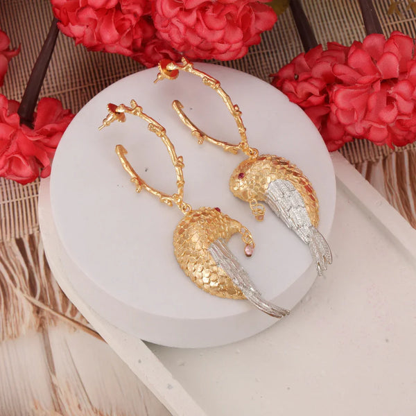 Birdy Golden Fling Earrings