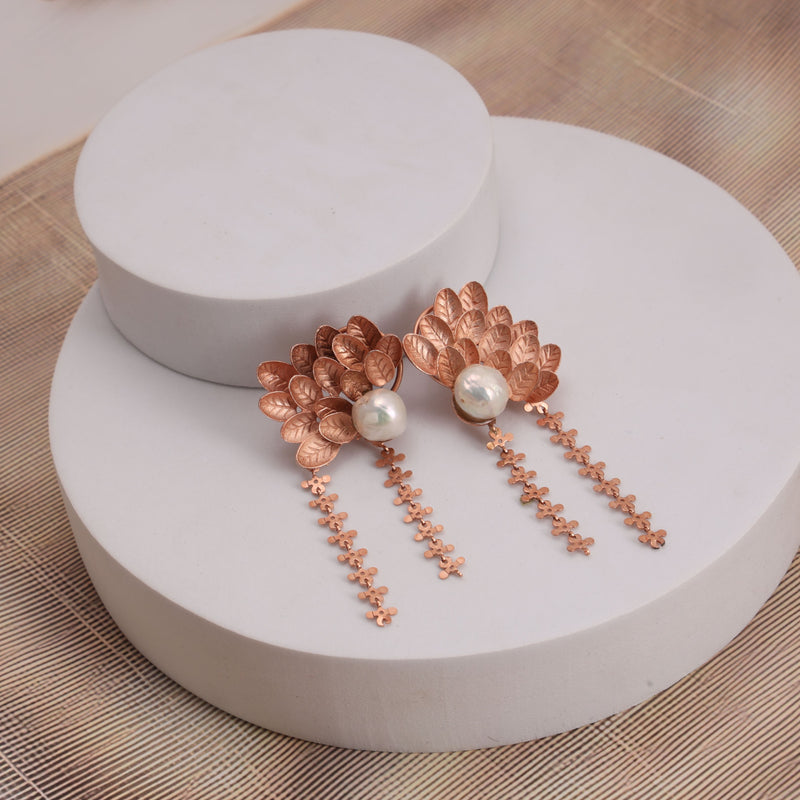 Rosegold Baroque Earrings