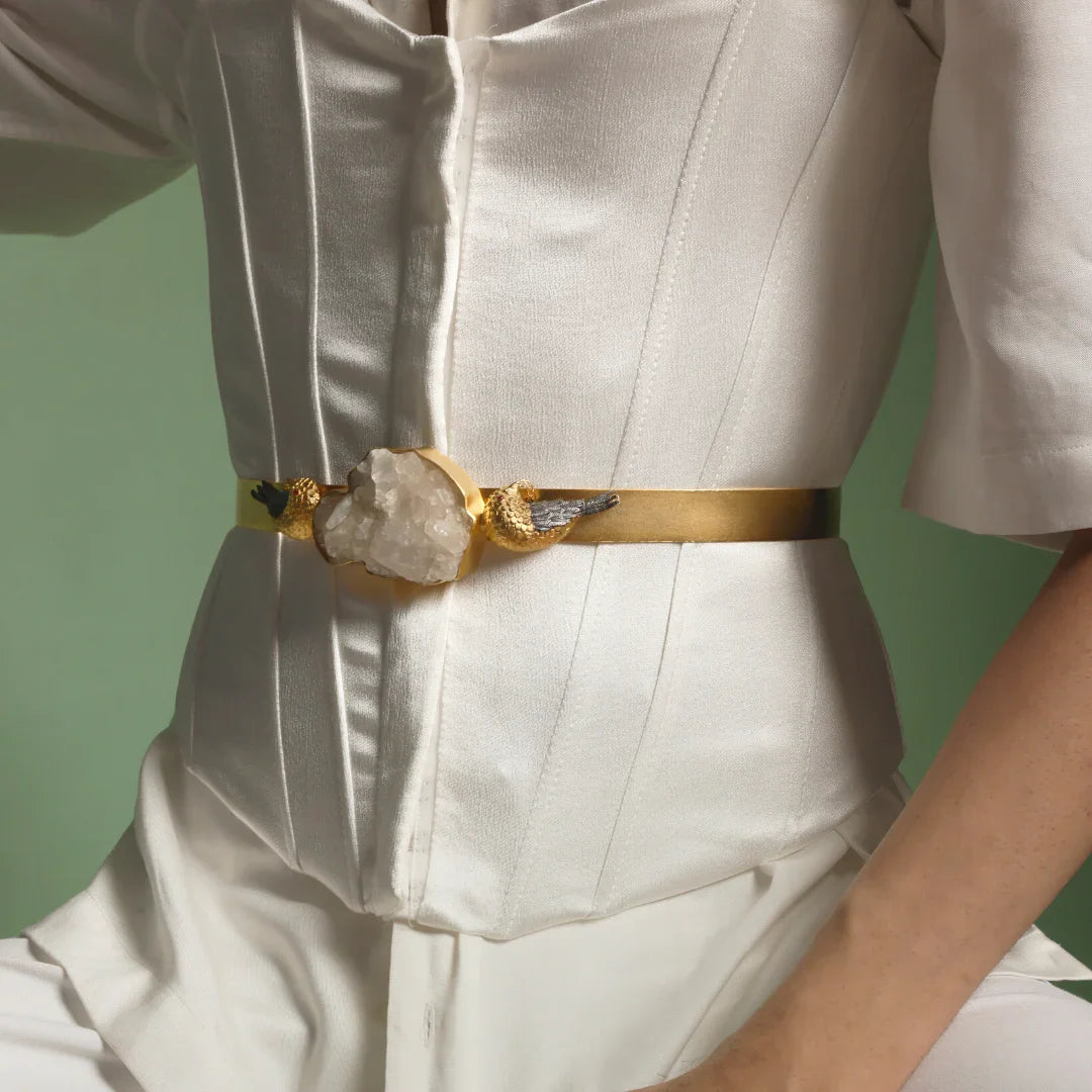A la mode Gold Plated Belt