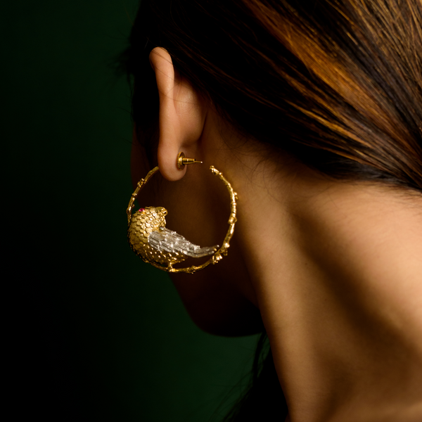 Jovial in Spring Gold Plated Earrings