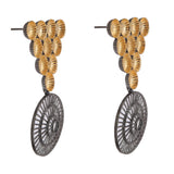 Multi - shaped party pop Gold earring