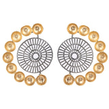 Disc Party Gold Plated Earring