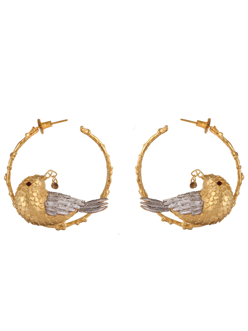 Jovial in Spring Gold Plated Earrings