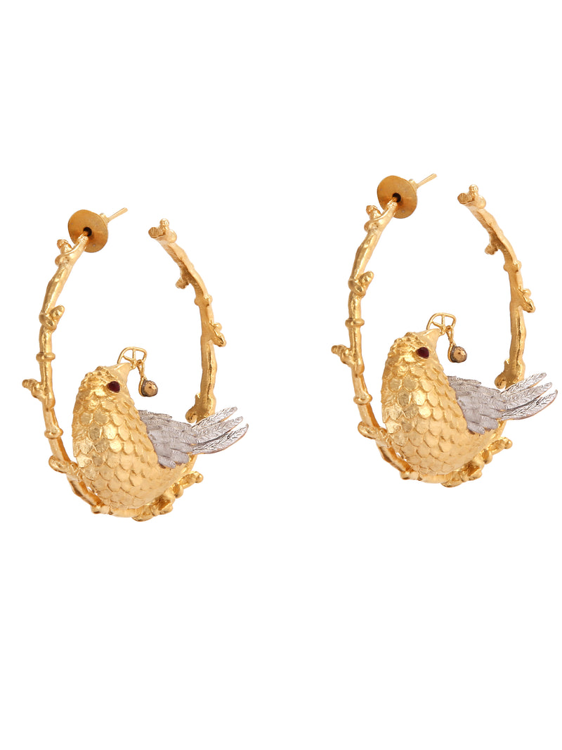 Jovial in Spring Gold Plated Earrings