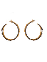 Adam and Eve Gold Plated Earrings