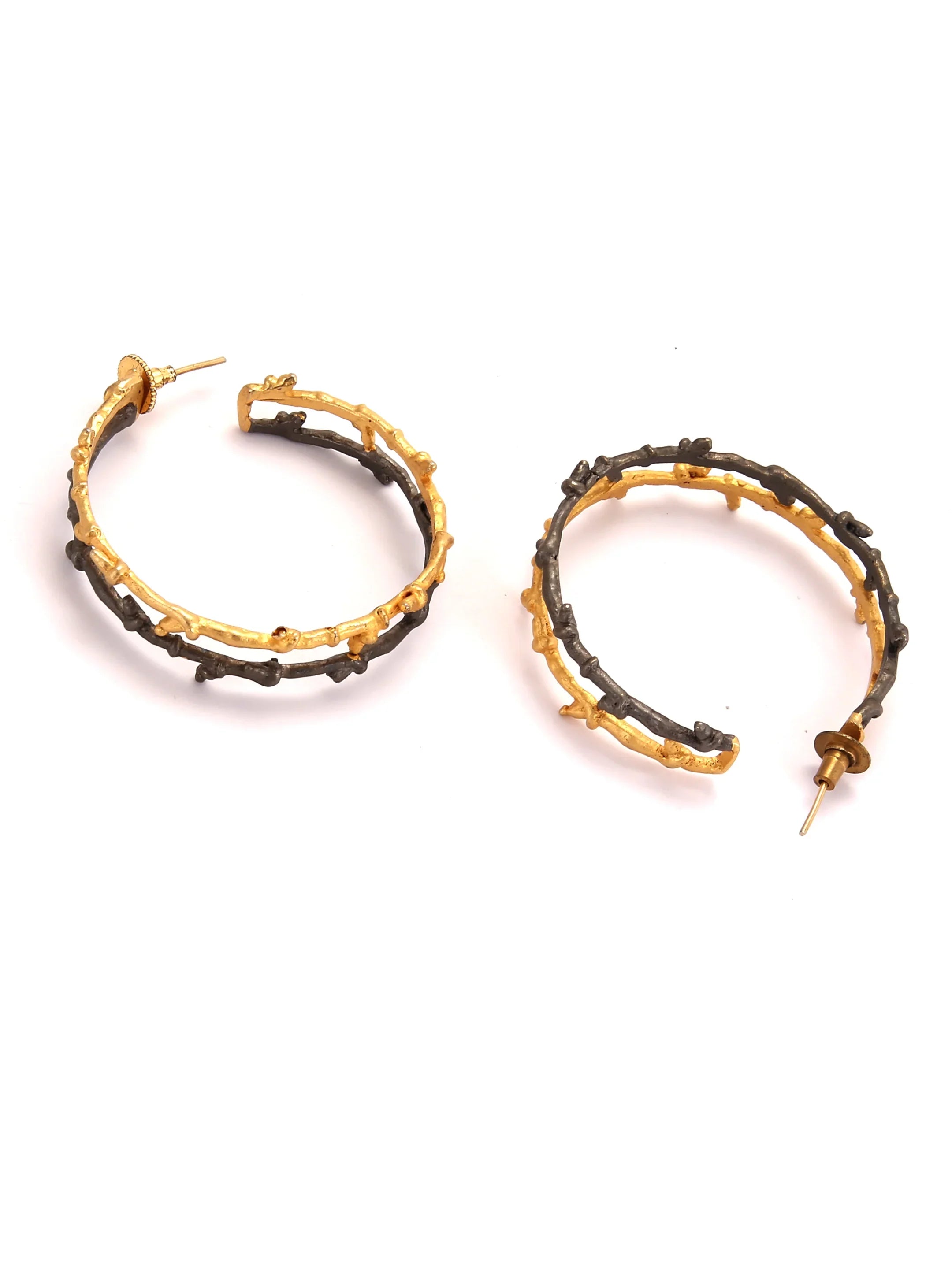Adam And Eve Gold Earrings