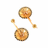 Beguiling Gold Plated Blossoms Earrings